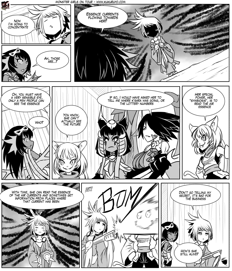 Monster girls on tour - Episode 83, Page 1: Page 083